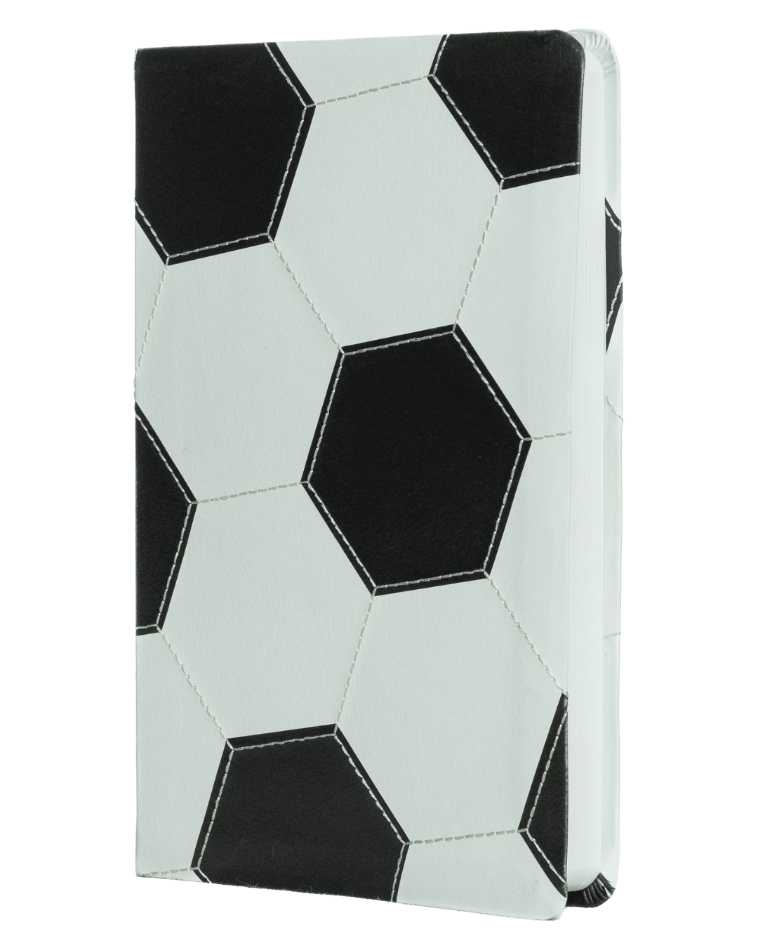 BÍBLIA NVI SLIM, CAPA DE FUTEBOL, COURO-SOFT PRETO E BRANCO, LUXO