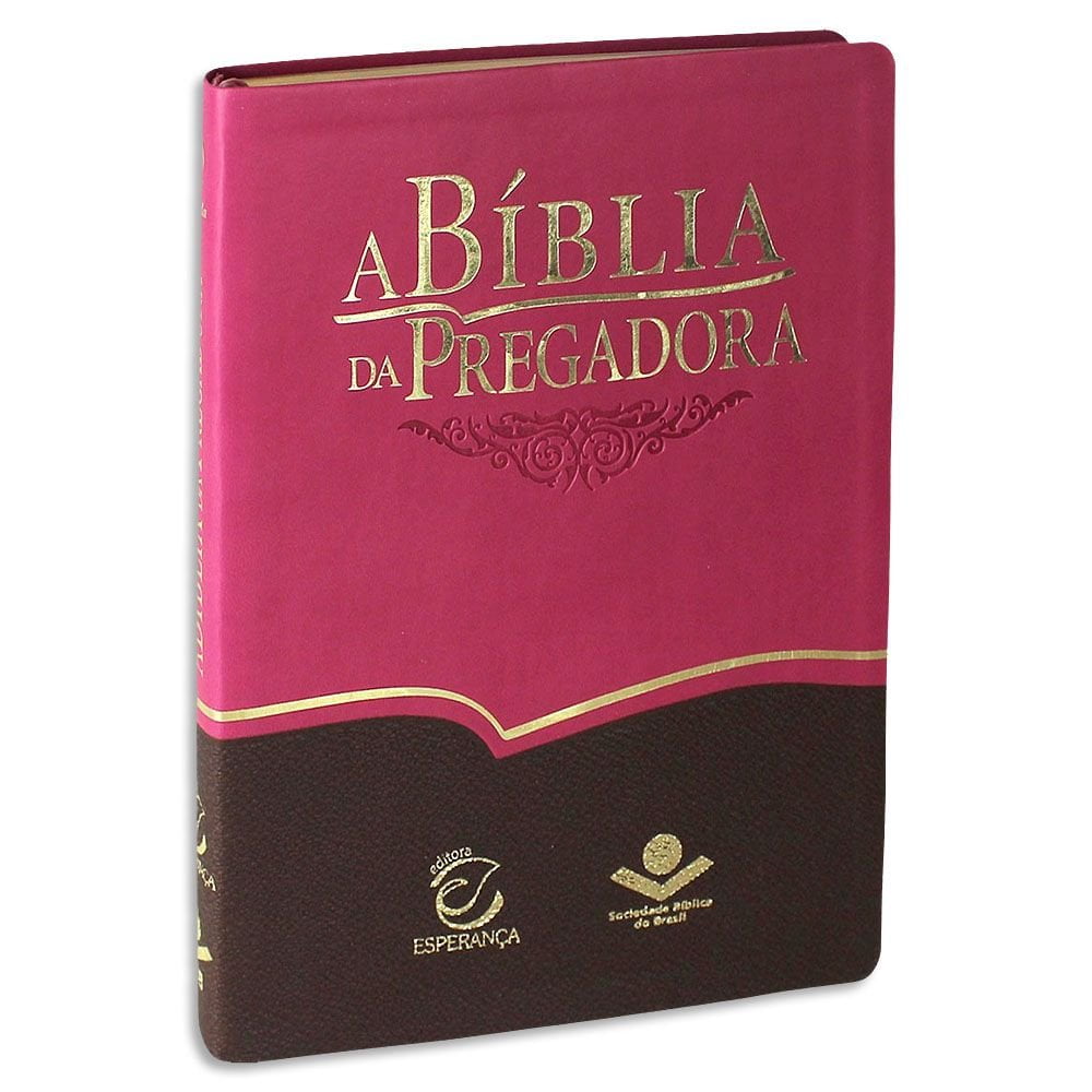 A BÍBLIA DA PREGADORA - RA - CAPA PINK E MARROM