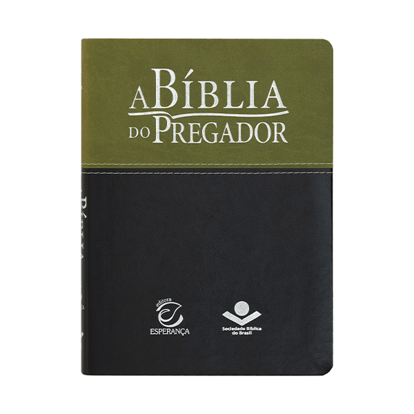 A BÍBLIA DO PREGADOR - 8 - RA - CAPA VERDE/PRETA