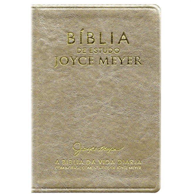 BÍBLIA DE ESTUDO JOYCE MEYER - DOURADA