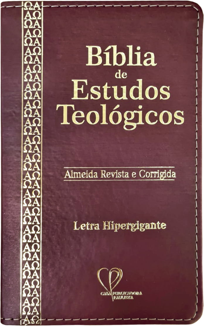 BÍBLIA DE ESTUDOS TEOLÓGICOS A.R.C – CAPA P.U LUXO BORDÔ