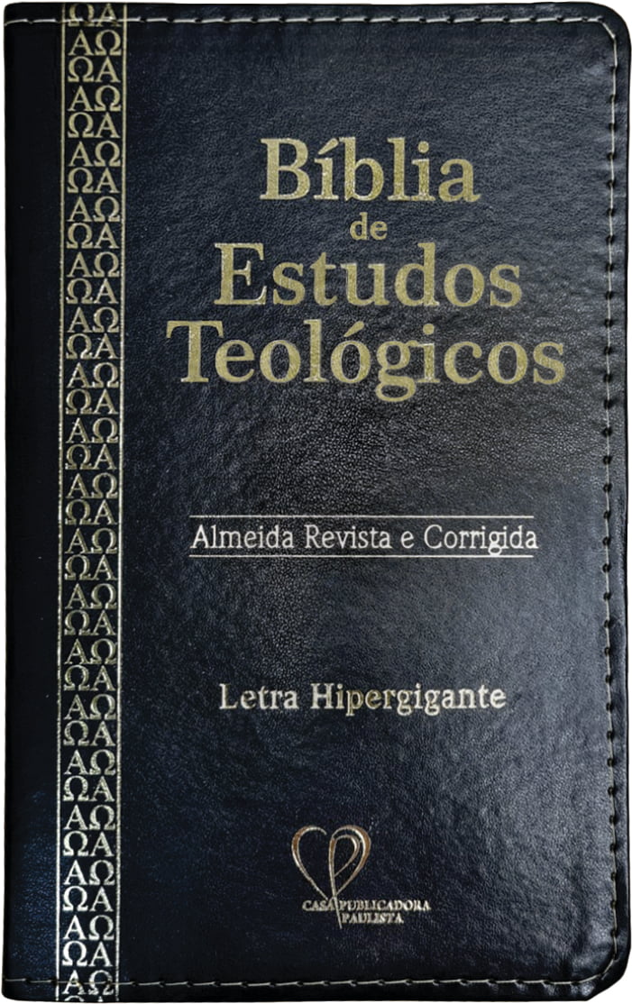 BÍBLIA DE ESTUDOS TEOLÓGICOS A.R.C– CAPA P.U LUXO PRETA