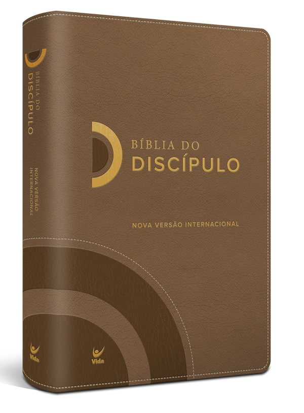 Bíblia do Discípulo NVI Luxo – capa marrom