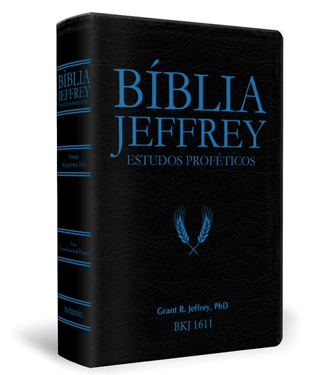 BÍBLIA JEFFREY ESTUDOS PROFÉTICOS - PRETO/AZUL