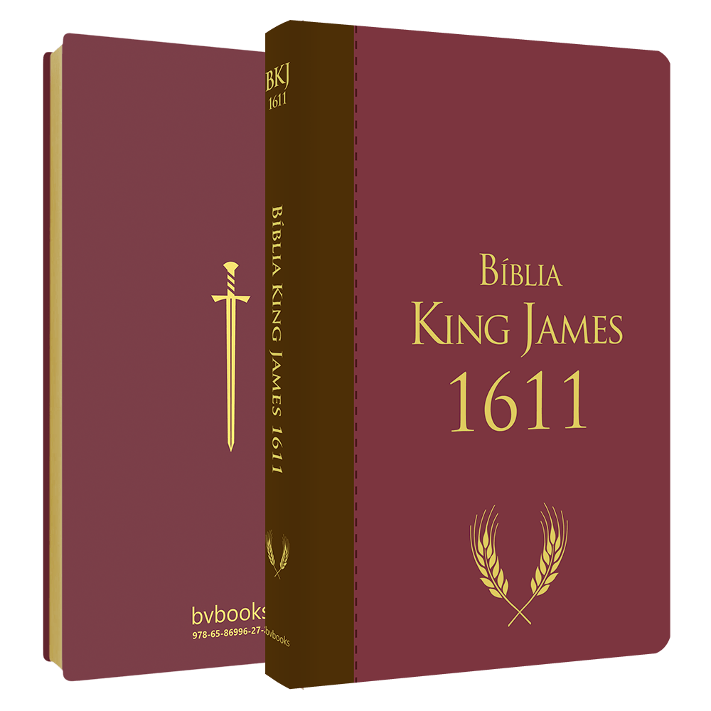 BÍBLIA KING JAMES 1611 – ULTRAFINA AMPLIADA VINHO