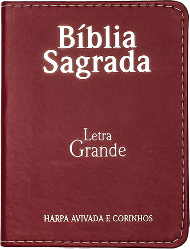 BÍBLIA LETRA GRANDE A.R.C CAPA PU LUXO – BORDÔ