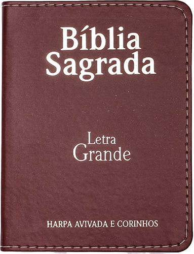 BÍBLIA LETRA GRANDE A.R.C CAPA PU LUXO – MARROM