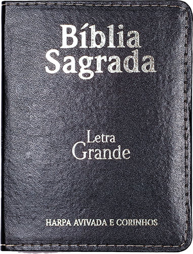 BÍBLIA LETRA GRANDE A.R.C CAPA PU LUXO – PRETA