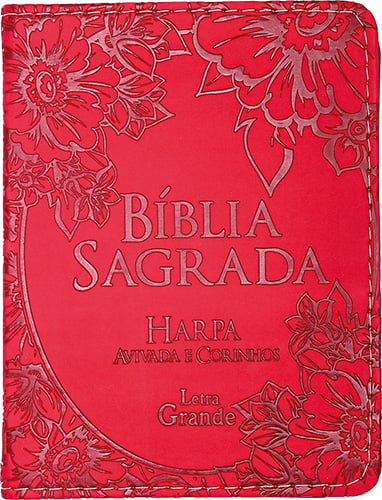 BÍBLIA LETRA GRANDE A.R.C CAPA PU LUXO – VERMELHA