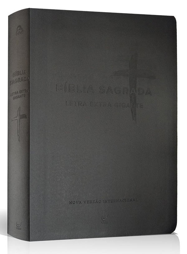 Bíblia NVI Letra Extra Gigante – capa PU preta