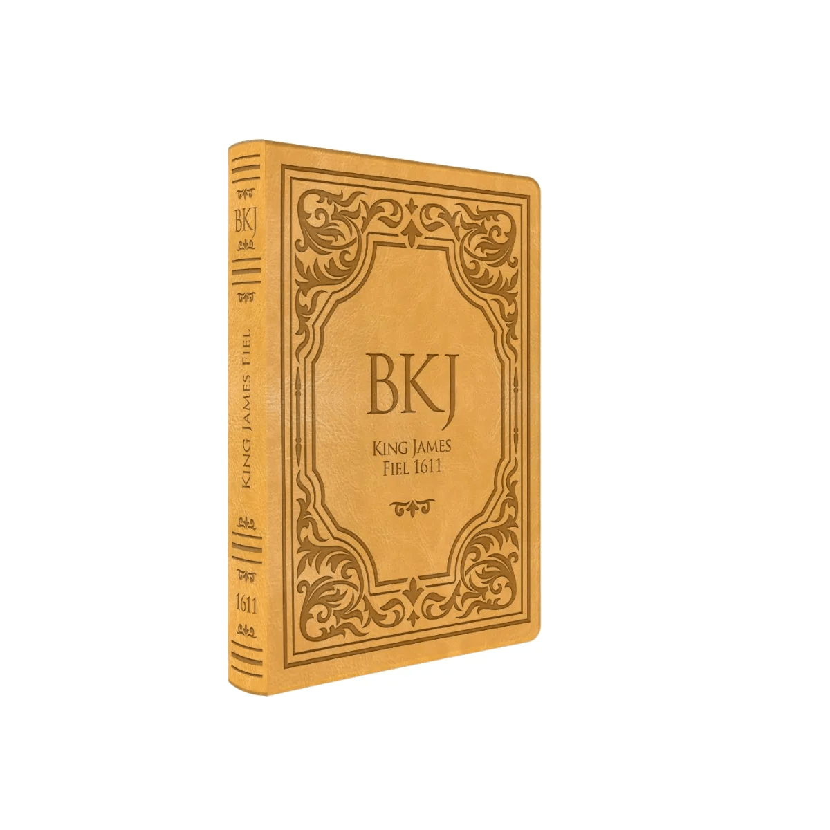 BÍBLIA KING JAMES FIEL 1611 EXTRA GIGANTE LUXO - CAPA CASTANHA (BORDA DOURADA)