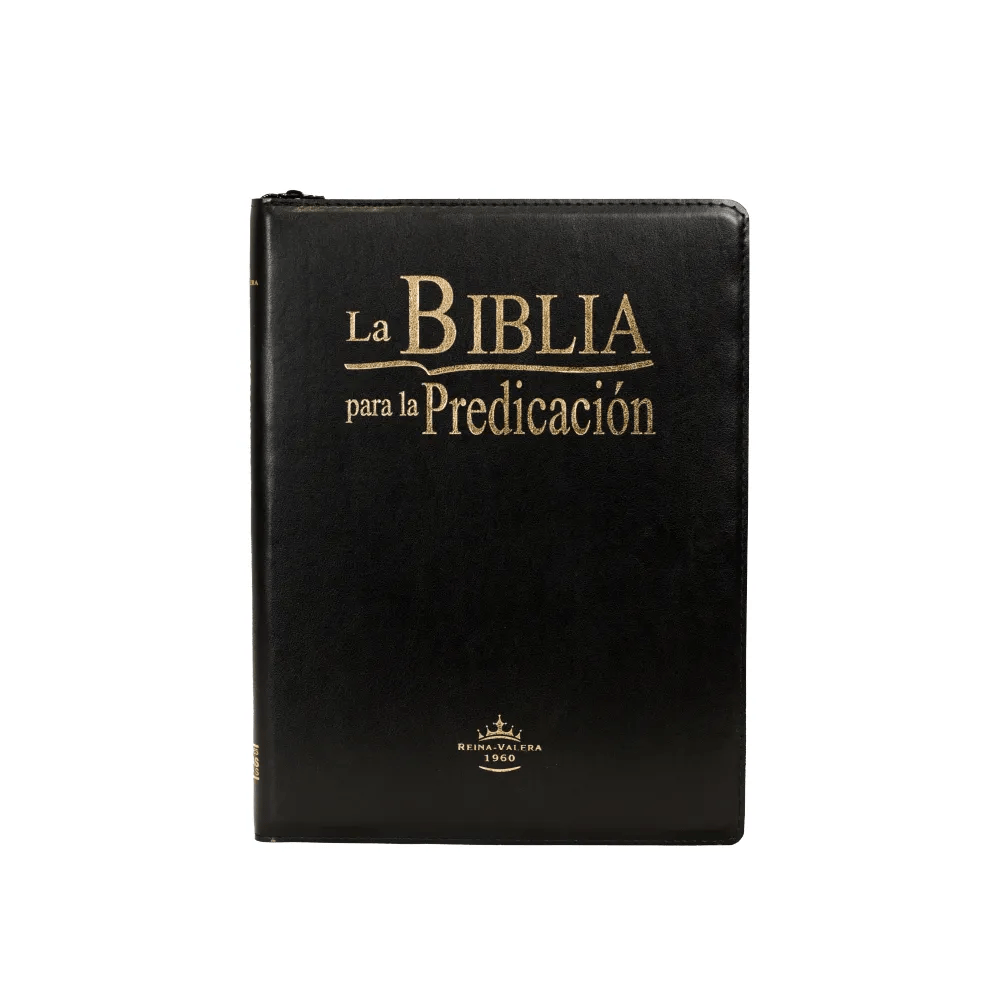 LA BIBLIA PARA LA PREDICACIÓN 8 - RV - CAPA PRETA (ZÍPER)