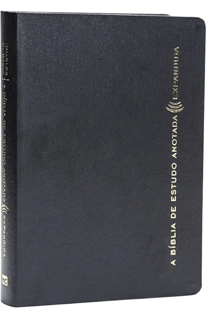 BÍBLIA DE ESTUDO ANOTADA EXPANDIDA – PRETA