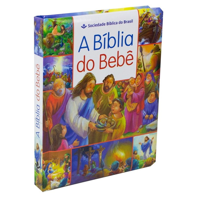 A BÍBLIA DO BEBÊ | LETRA NORMAL | TNL | CAPA DURA ILUSTRADA AZUL