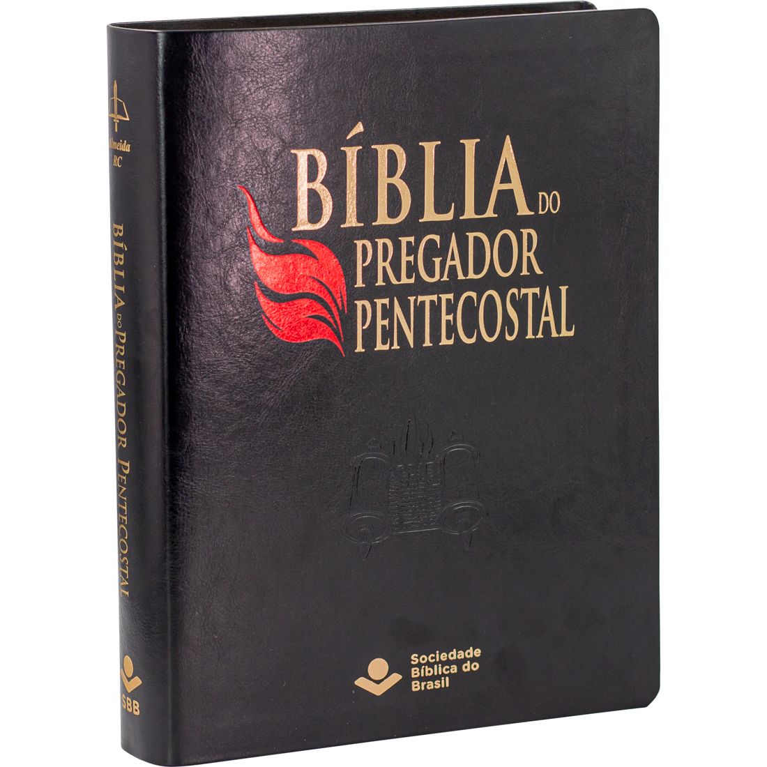 BÍBLIA DO PREGADOR PENTECOSTAL | ARC | LETRA EXTRAGIGANTE | CAPA LUXO PRETA