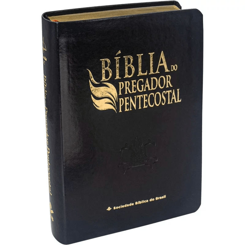 BÍBLIA DO PREGADOR PENTECOSTAL MÉDIA | ARC | LETRA NORMAL | CAPA LUXO PRETA