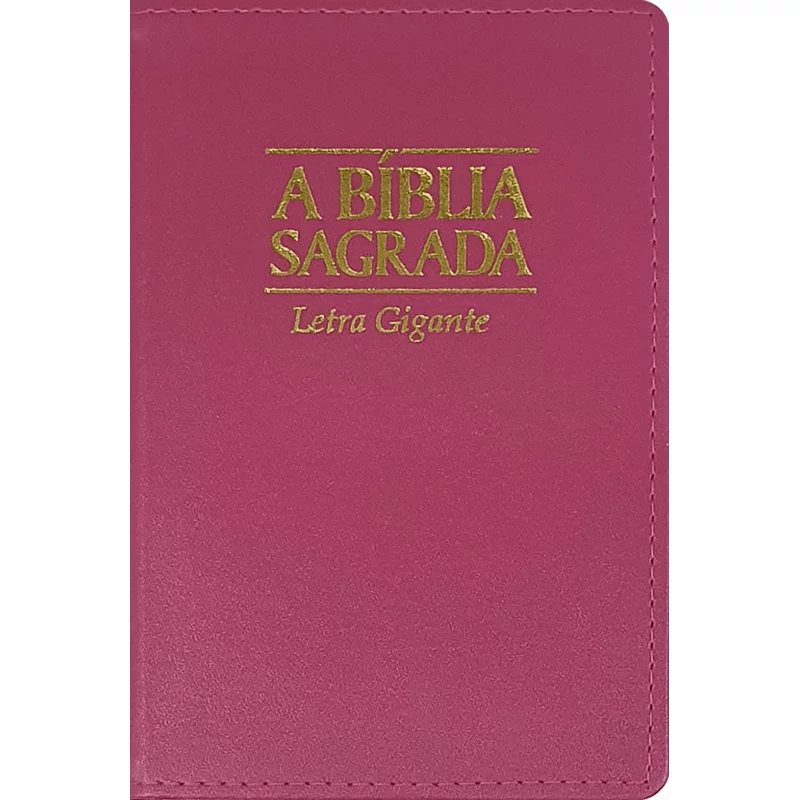 A BÍBLIA SAGRADA | ACF | LETRA GIGANTE | CAPA LUXO PINK