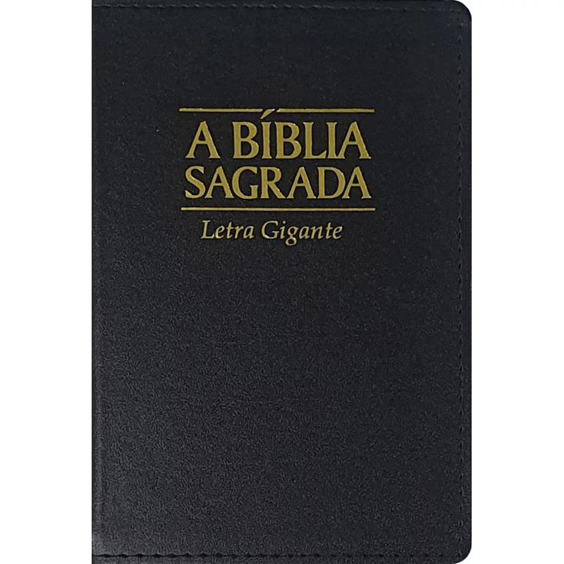 A BÍBLIA SAGRADA | ACF | LETRA GIGANTE | CAPA LUXO PRETA