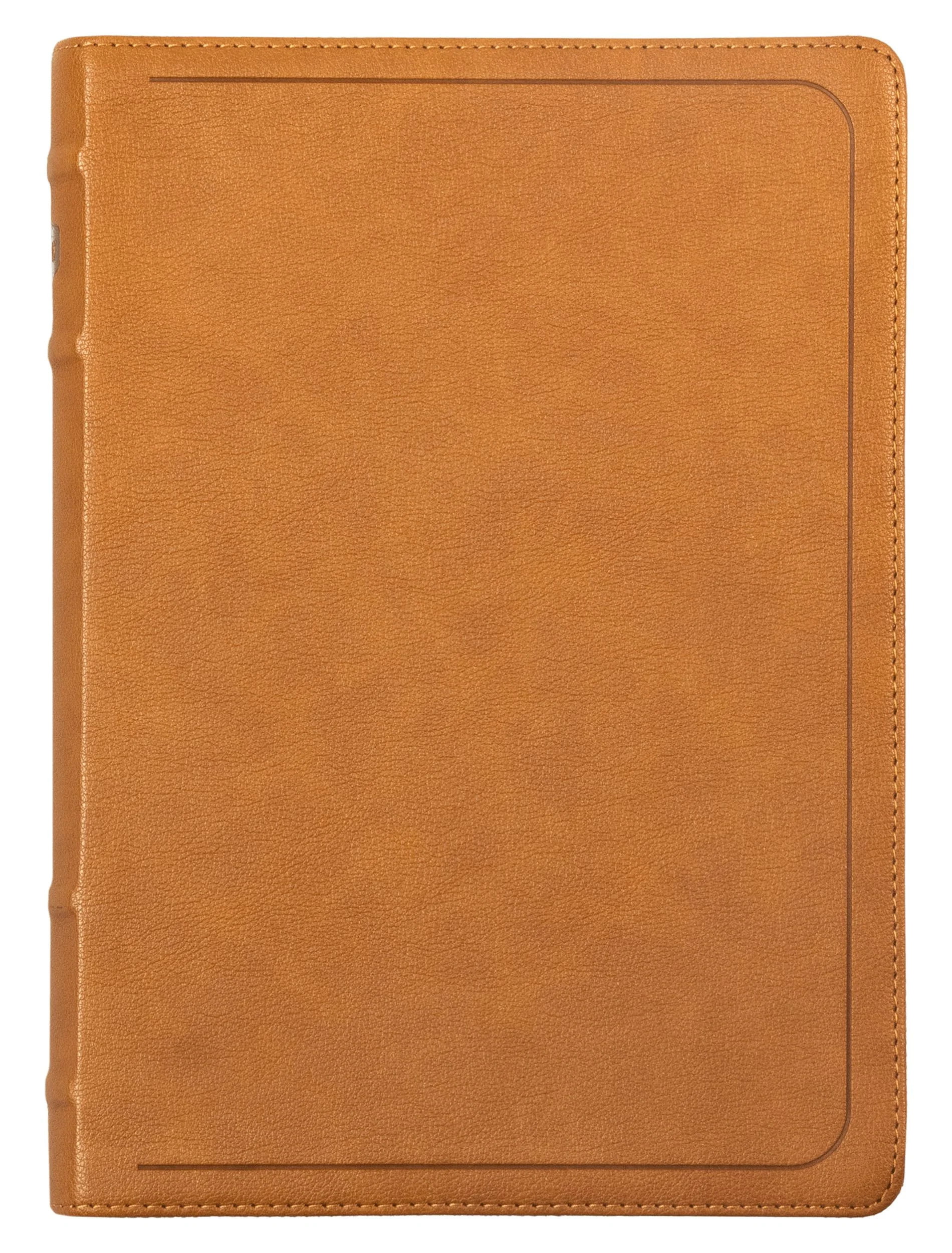 Bíblia ACF com referências cruzadas e palavras de Jesus em azul, Capa luxo mostarda, Letra grande, Leitura Perfeita