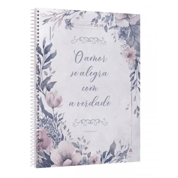 CADERNO DE FÉ - FLORAL