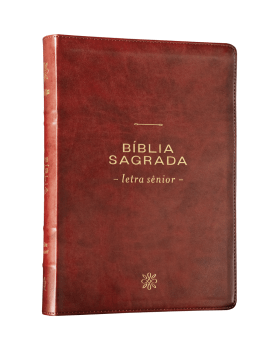 BÍBLIA NVI, LETRA SÊNIOR, COURO-SOFT VINHO, LEITURA PERFEITA
