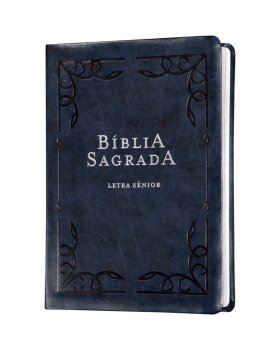 BÍBLIA NVI, LETRA SÊNIOR, COURO-SOFT AZUL, LEITURA PERFEITA