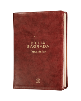 BÍBLIA NVI, LETRA SÊNIOR, COURO-SOFT VINHO, LEITURA PERFEITA