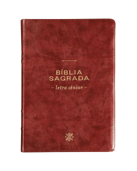 BÍBLIA NVI, LETRA SÊNIOR, COURO-SOFT VINHO, LEITURA PERFEITA