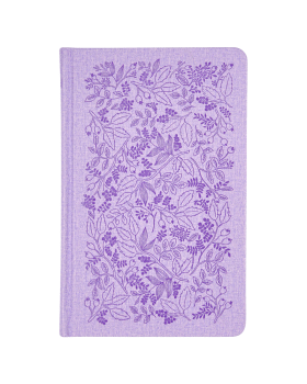 BÍBLIA SAGRADA SLIM ACF, LUXO, COURO-SOFT SOBRE CAPA DURA, LAVANDA, JARDIM