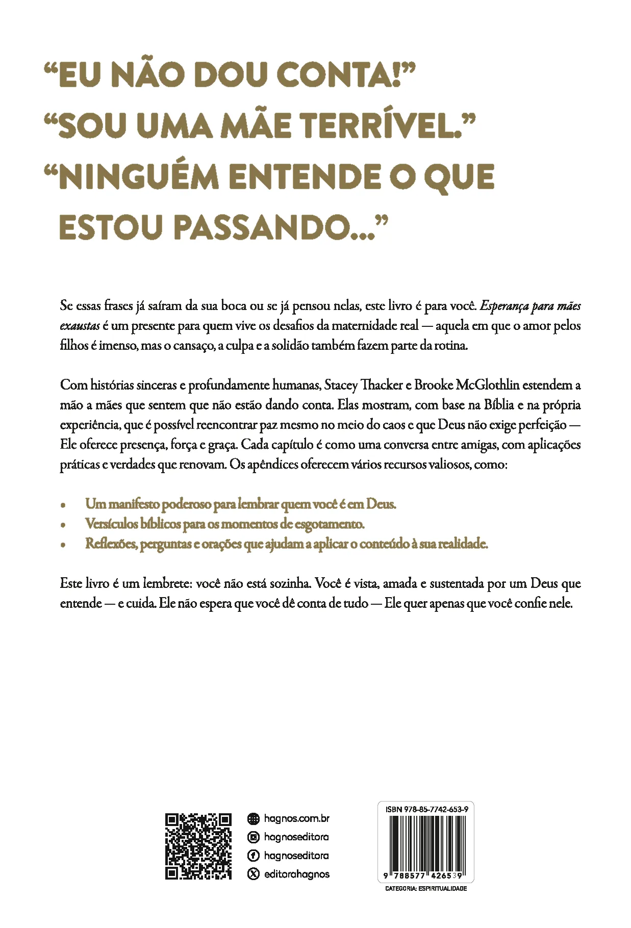 ESPERANÇA PARA MÃES EXAUSTAS