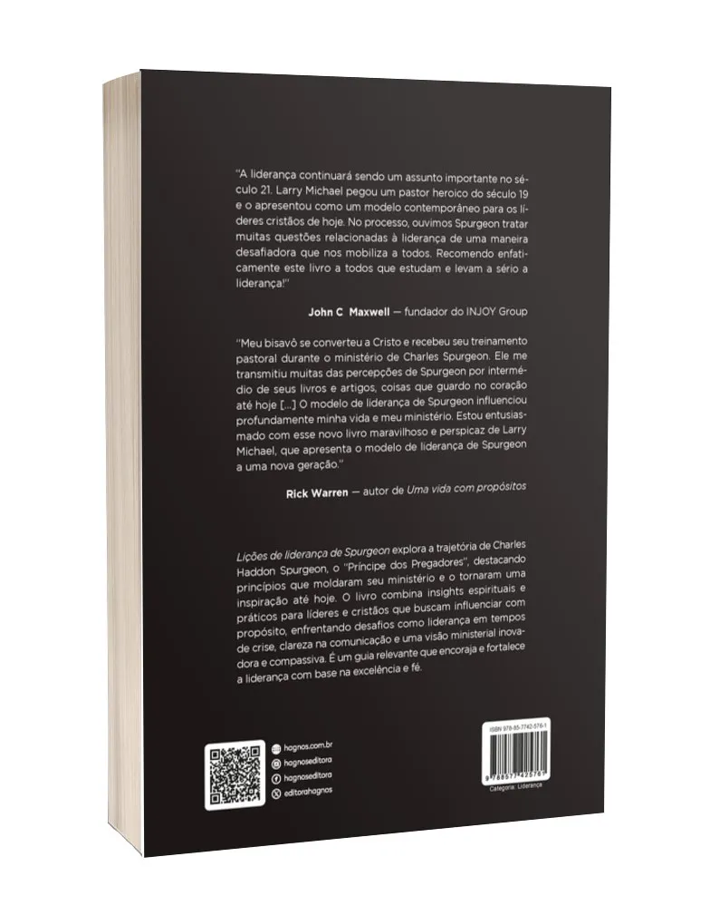 LIÇÕES DE LIDERANÇA DE SPURGEON