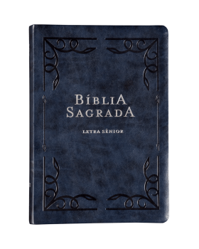 BÍBLIA NVI, LETRA SÊNIOR, COURO-SOFT AZUL, LEITURA PERFEITA