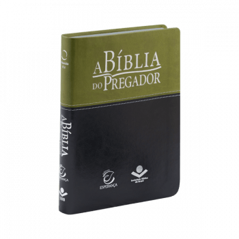 A BÍBLIA DO PREGADOR - 8 - RA - CAPA VERDE/PRETA