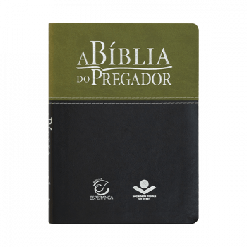 A BÍBLIA DO PREGADOR - 8 - RA - CAPA VERDE/PRETA