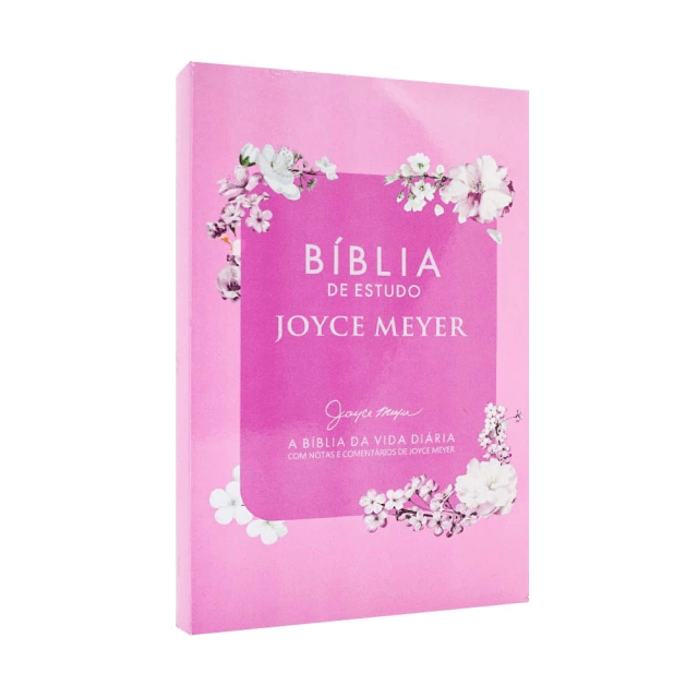 BÍBLIA DE ESTUDO JOYCE MEYER FLORAL