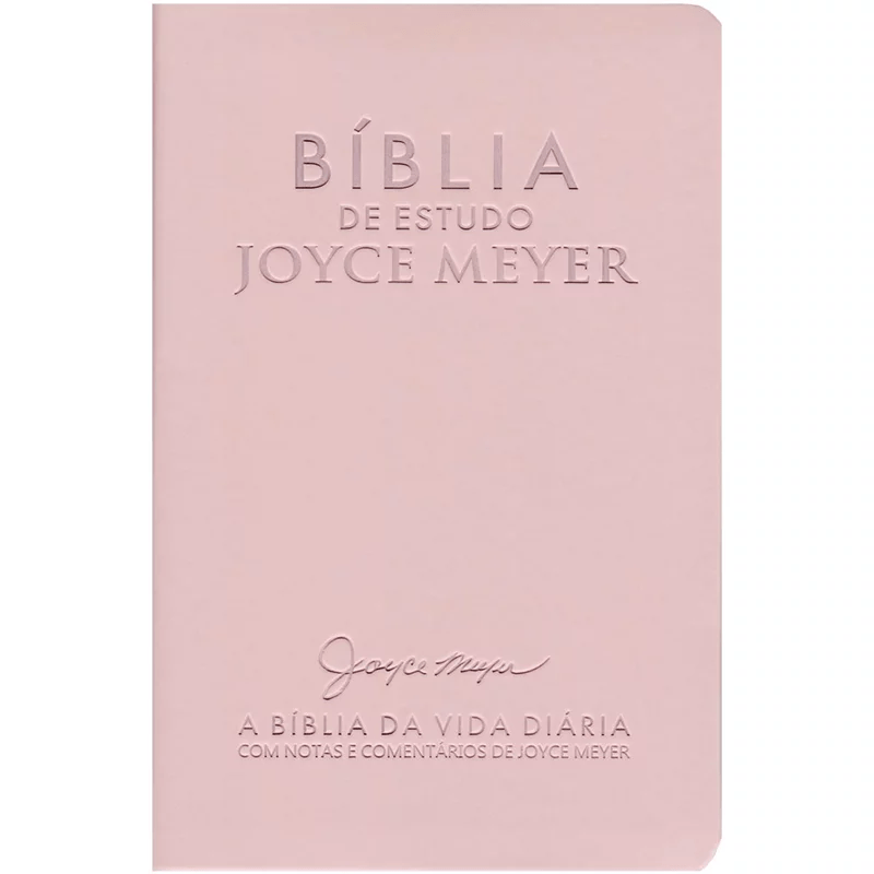 BÍBLIA DE ESTUDO JOYCE MEYER | NVI | LETRA MÉDIA | CAPA NUDE