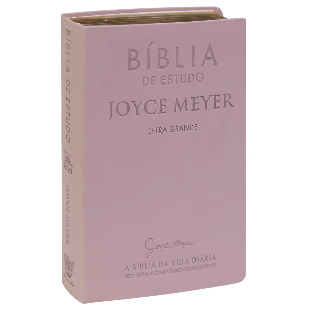 BÍBLIA ESTUDO JOYCE MEYER - NUDE - GRANDE