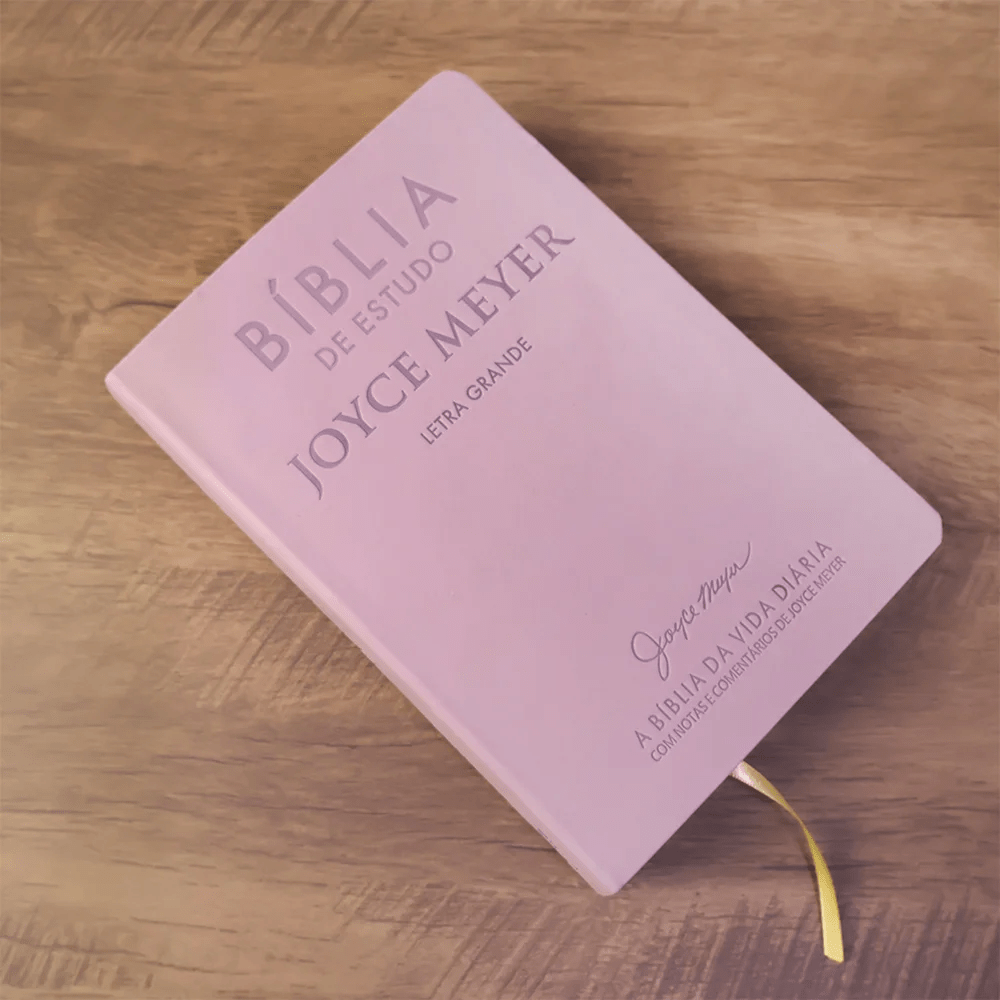 BÍBLIA ESTUDO JOYCE MEYER - NUDE - GRANDE