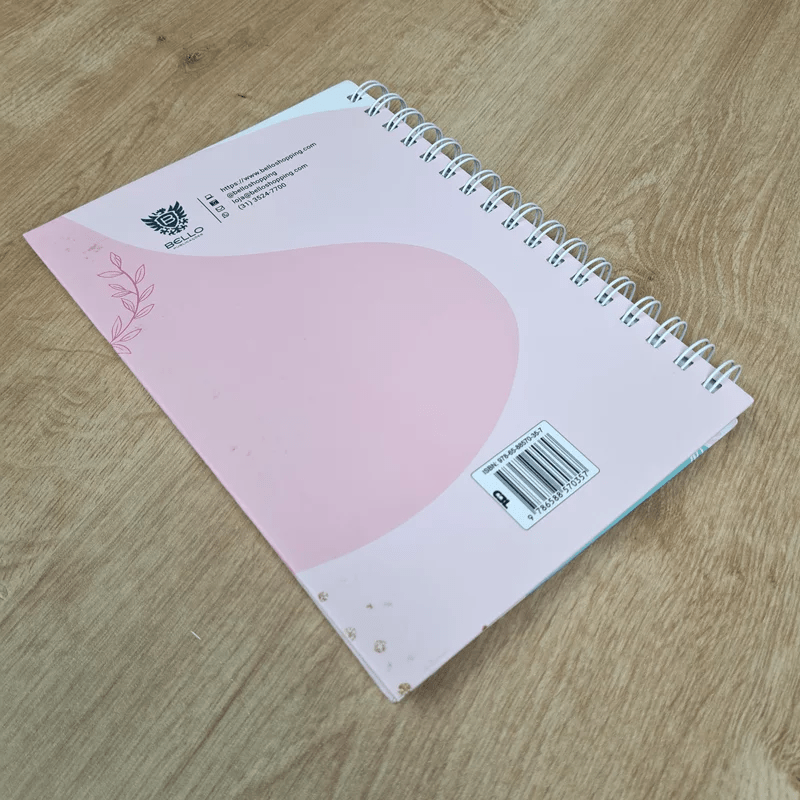 PLANNER DA VIDA DIÁRIA | CAPA DURA ESPIRAL COR PASTEL