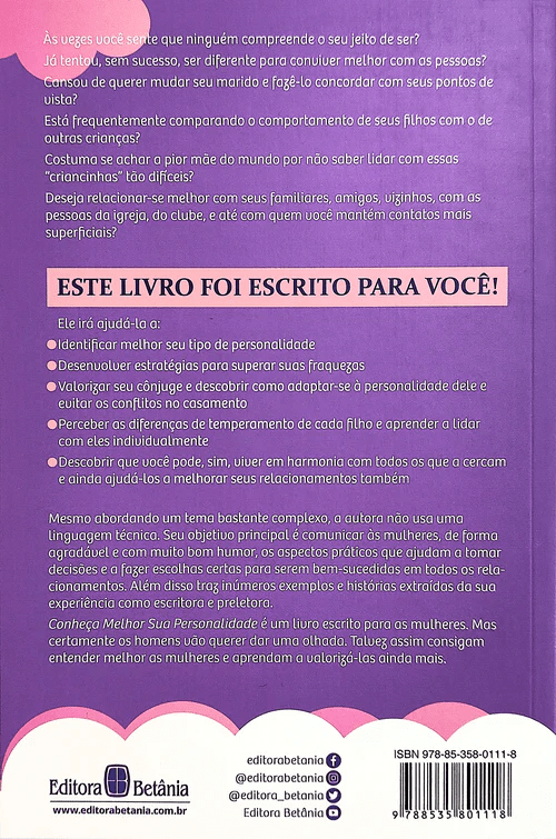 CONHEÇA MELHOR SUA PERSONALIDADE - DONNA PARTOW