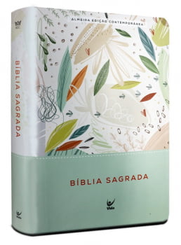 Bíblia AEC letra gigante – verde estampada