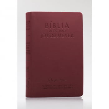 BÍBLIA DE ESTUDO JOYCE MEYER - BORDO