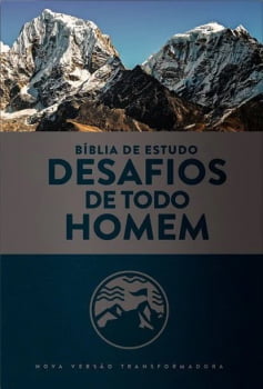 BÍBLIA ESTUDO DESAFIOS DE TODO HOMEM – AZUL