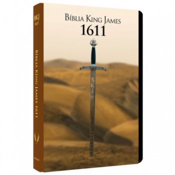 BÍBLIA KING JAMES 1611 – ULTRAFINA AMPLIADA MARROM COM PRETA