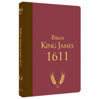 BÍBLIA KING JAMES 1611 – ULTRAFINA AMPLIADA VINHO