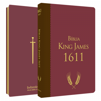 BÍBLIA KING JAMES 1611 – ULTRAFINA AMPLIADA VINHO