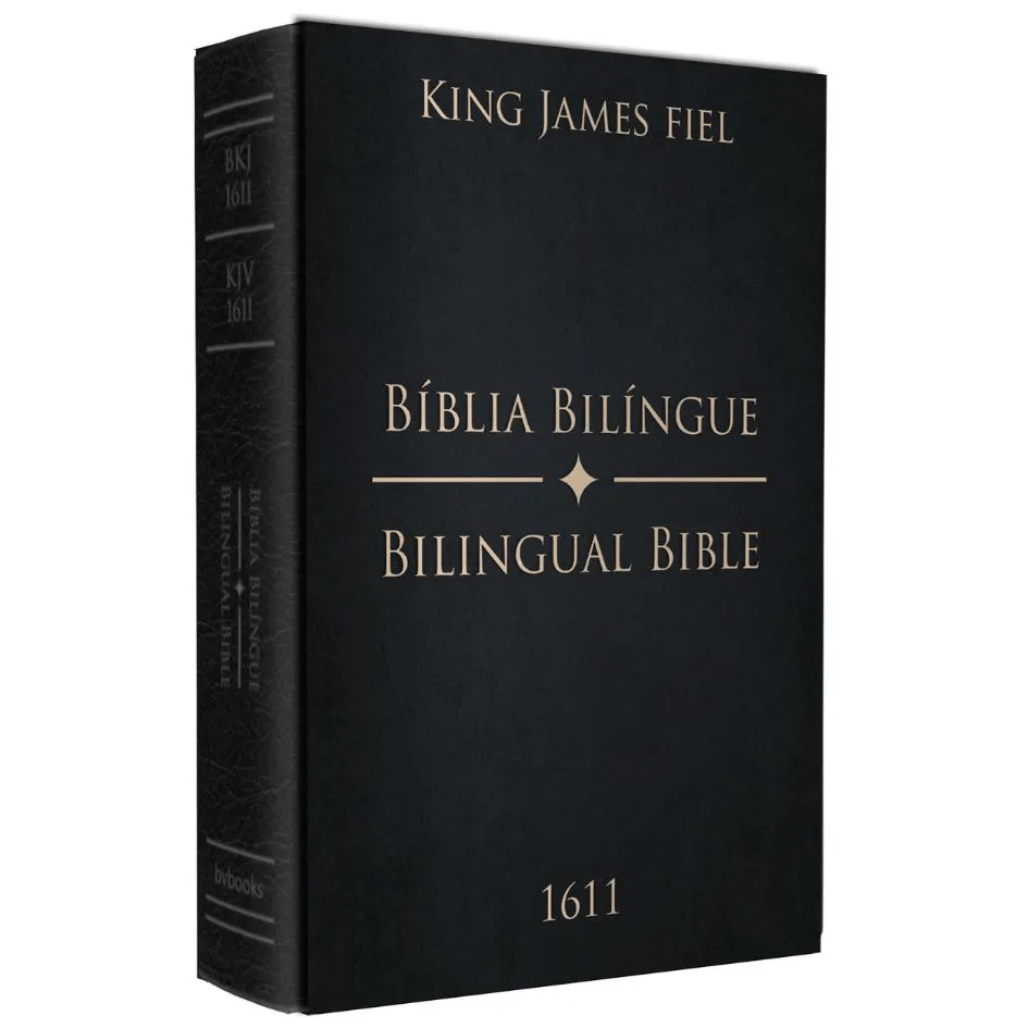 BÍBLIA BILÍNGUE PORTUGUÊS/INGLÊS - CAPA PRETA