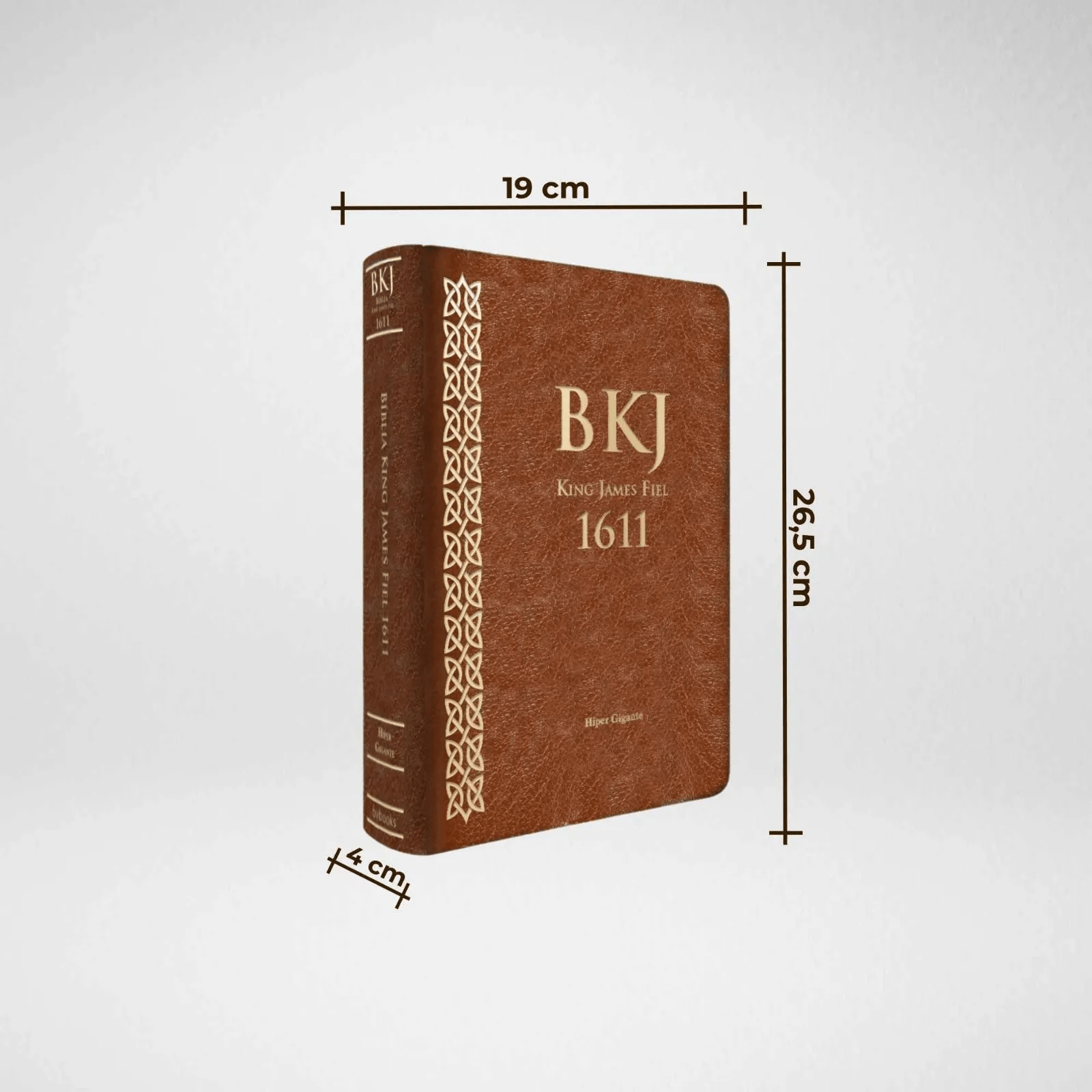 BÍBLIA BKJ FIEL 1611 HIPER GIGANTE - CAPA MARROM