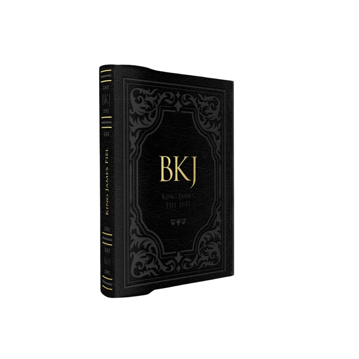 BÍBLIA KING JAMES FIEL 1611 EXTRA GIGANTE LUXO - CAPA PRETA (BORDA DOURADA)