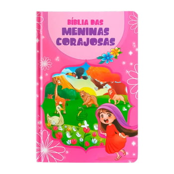 BÍBLIA DAS MENINAS CORAJOSAS NVA FULL COLOR - ROSA BÍBLIA DAS MENINAS CORAJOSAS NVA FULL COLOR - ROSA